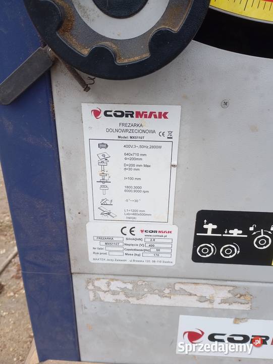 Frezarka cormak Parczew