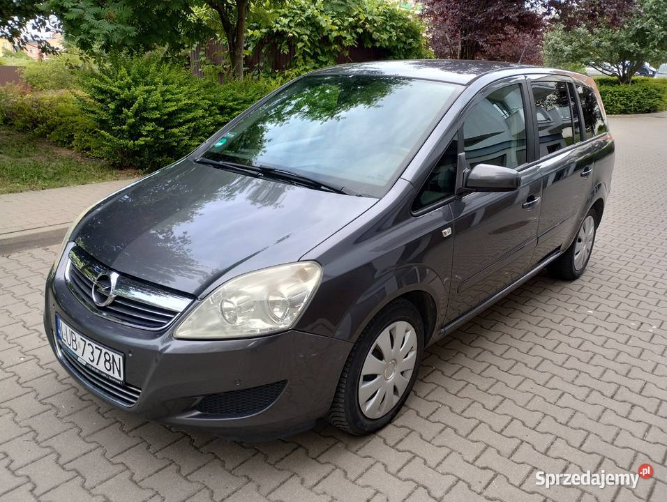 Opel Zafira 18 Benzyna Gaz LPG 2009r 140 Zadbany poduszka powietrzna Lublin