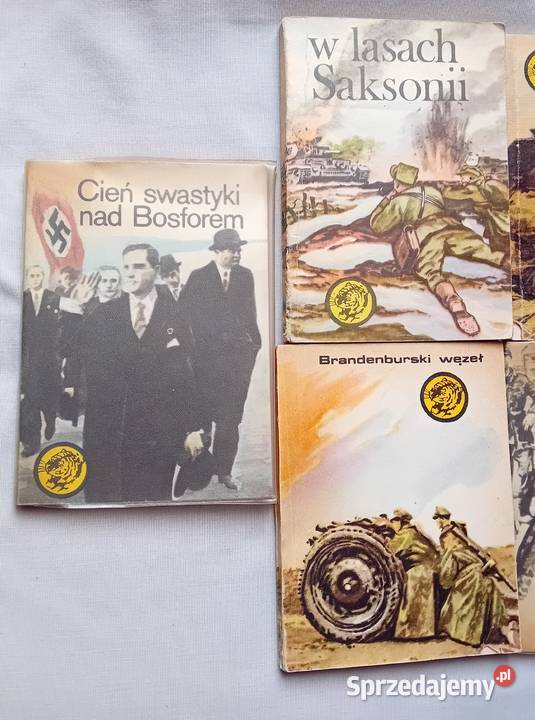 Zestaw 7 książeczek z serii Żółty Tygrys z lat Koźminek sprzedam