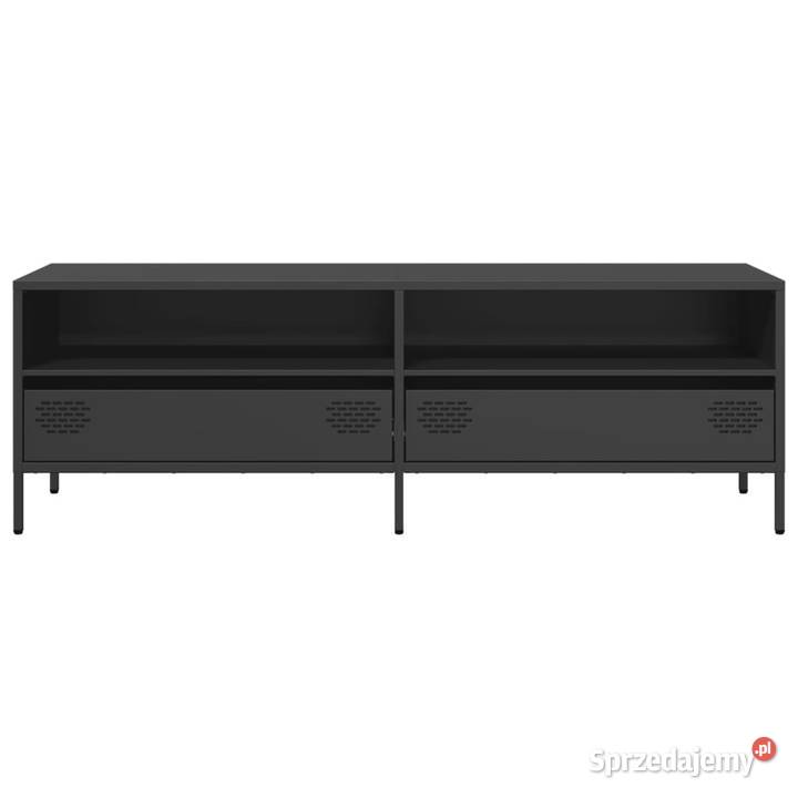 Szafka RTV czarna 135x39x435 stal walcowana na Warszawa