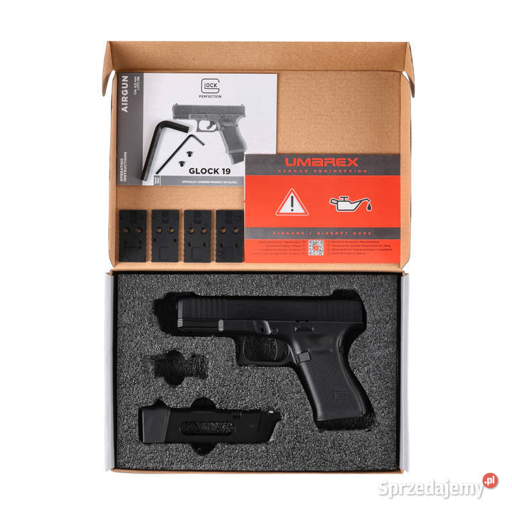 Pistolet wiatrówka Glock 19 gen 5 MOS 45 mm BB Warszawa
