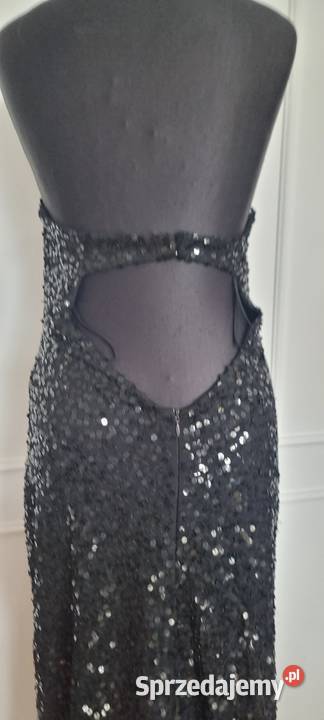 Sprzedam czarną cekinową sukienkę rozmiar 3840 Rozmiar 38(M) Białystok