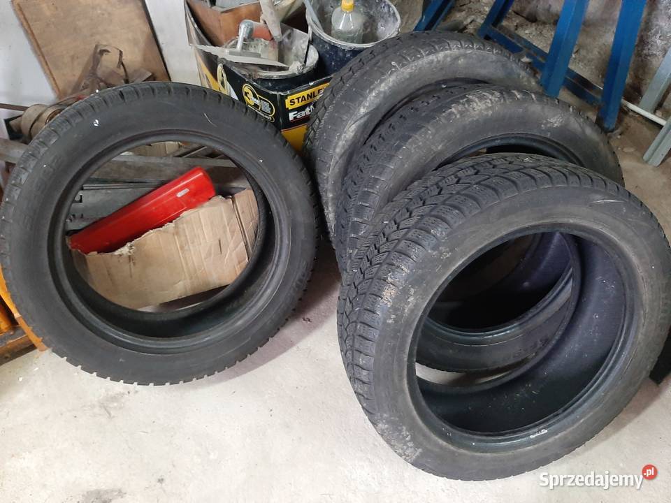 Opony zimowe 21555 R17 komplet outside komplet 215 łódzkie sprzedam