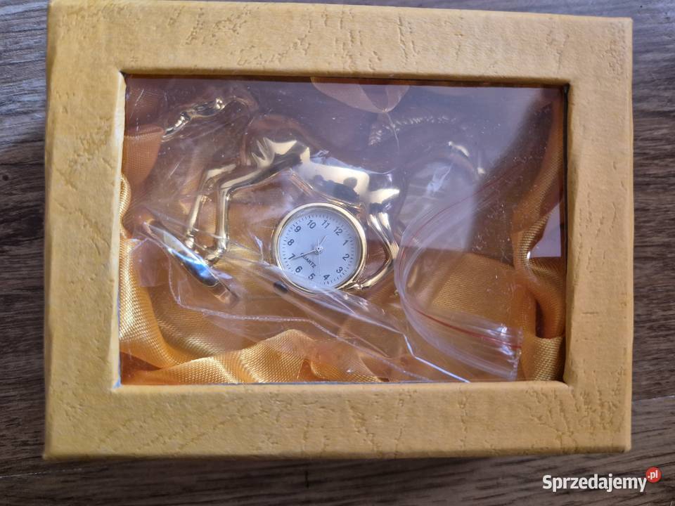 ZEGAREK MINIATURKA KONIA UNIKAT Branice