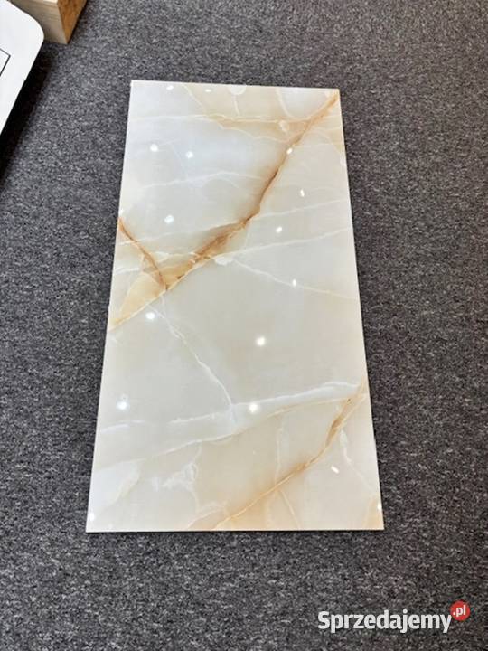 gres poler 60x120 Onyx beige Gold nowość Zakopane