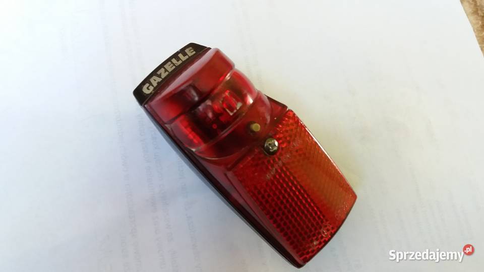 GAZELLE lampy Rowerowa Przednia Tylna RETRO Płońsk