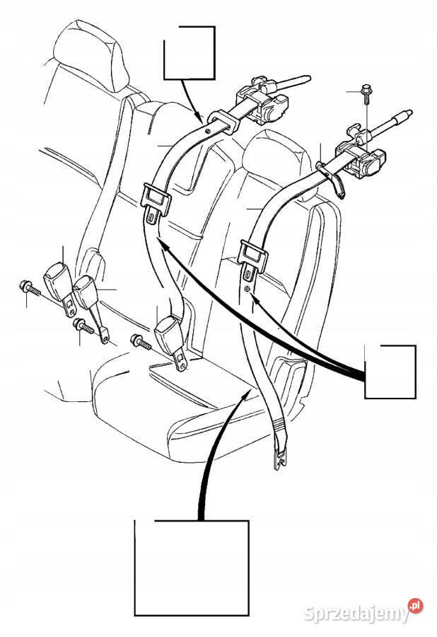 VOLVO XC70 XC90 klips pasa bezpieczenstwa OE Gadgety motoryzacyjne sprzedam