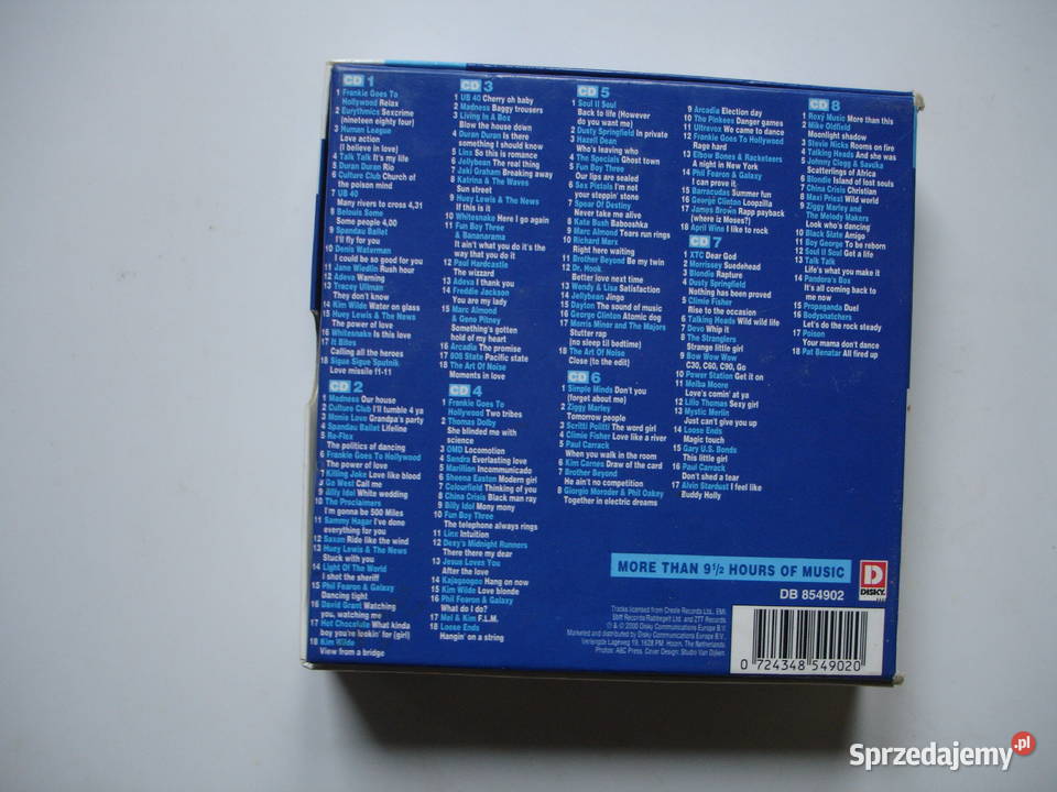 GREATEST HITS OF THE 80S 8CD 3 i więcej Płyty i kasety lubuskie