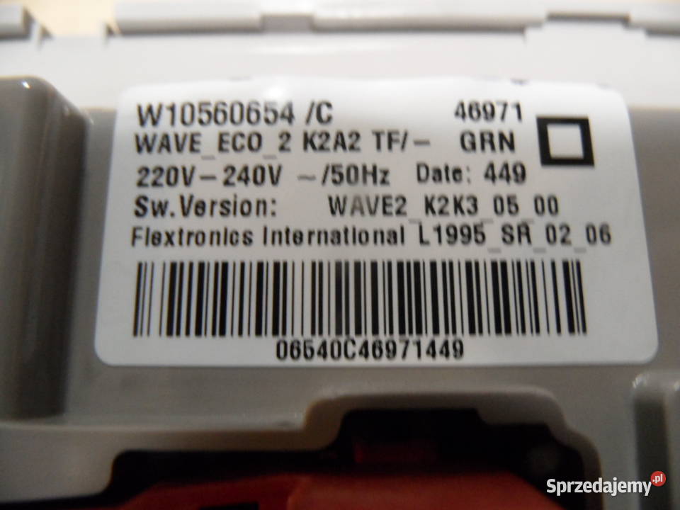programator pralki whirlpool AWE903700P Strawczyn