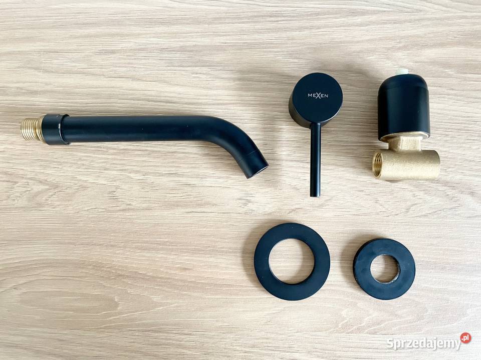Bateria umywalkowa Mexen Alma podtynkowa czarna Warszawa