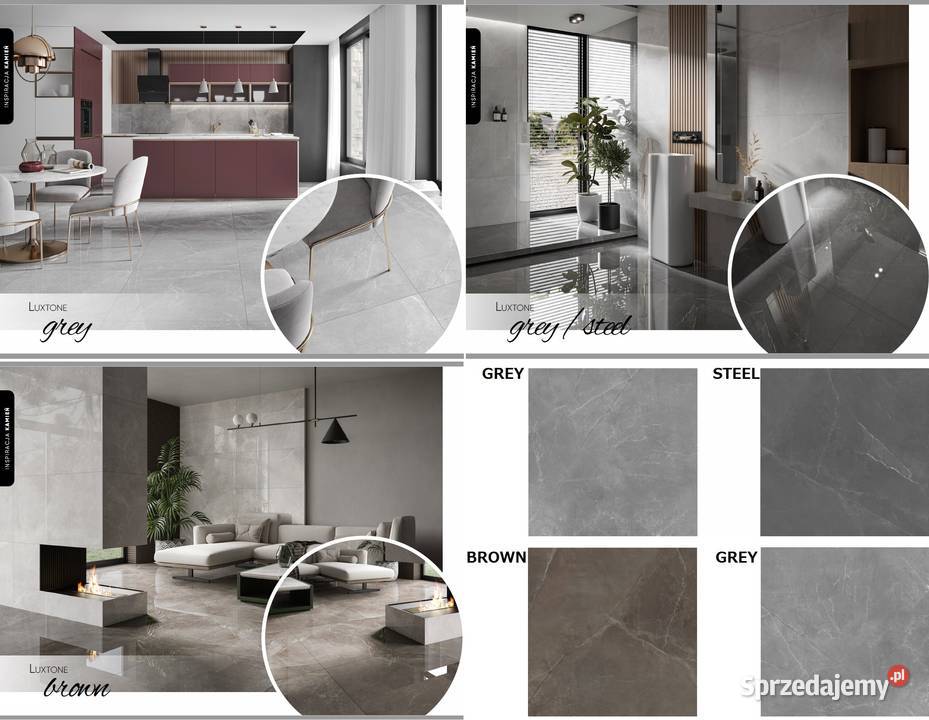 gres 8080 luxtone grey steel brown rektyfikowany
