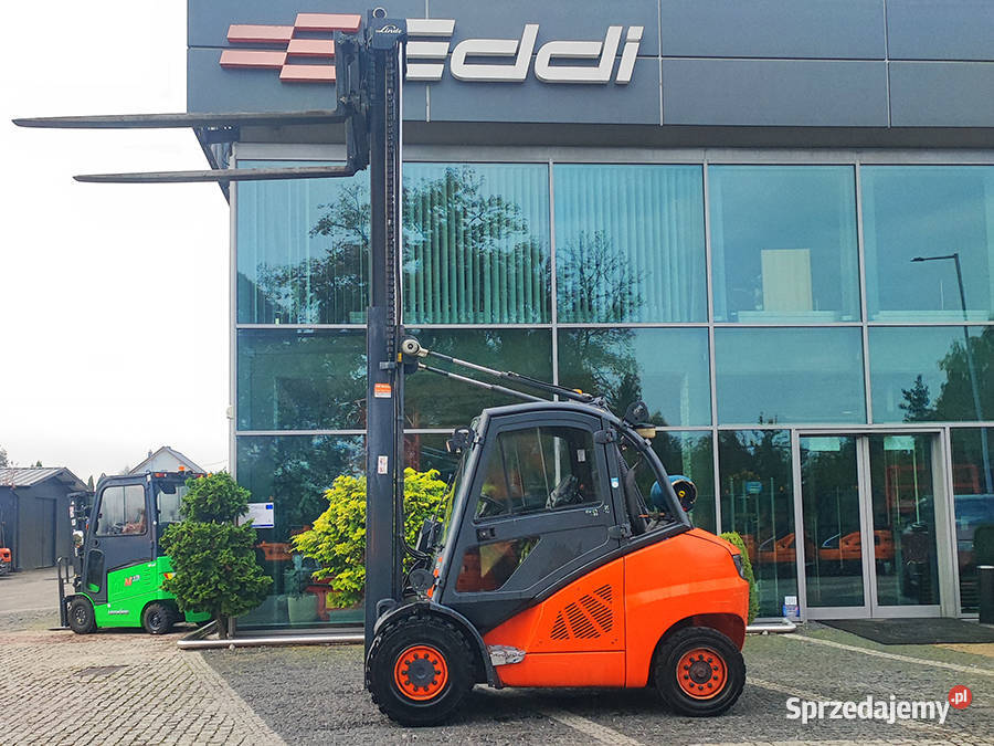 Wózek widłowy Linde H50T01 LPG 5 t duplex 45 m Kęty