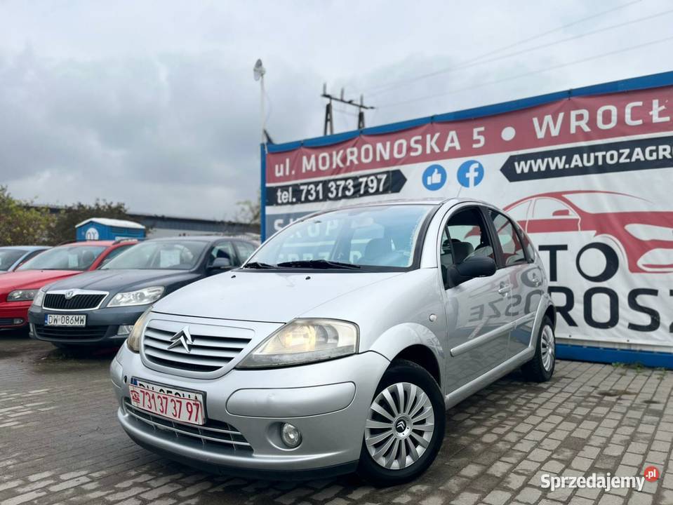 Citroen C3 14 HDIExclusive5 drzwiCzujniki Wrocław