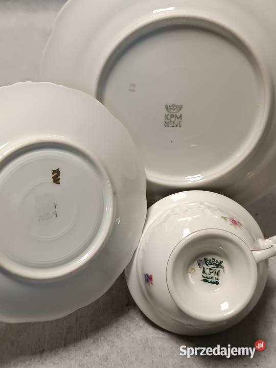 KPM Krister Filiżanka Friederike Trio Letni Stargard sprzedam