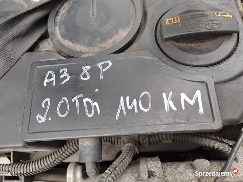 Audi A3 8P 140 silnik kompletny kod BMM śląskie Jastrzębie-Zdrój