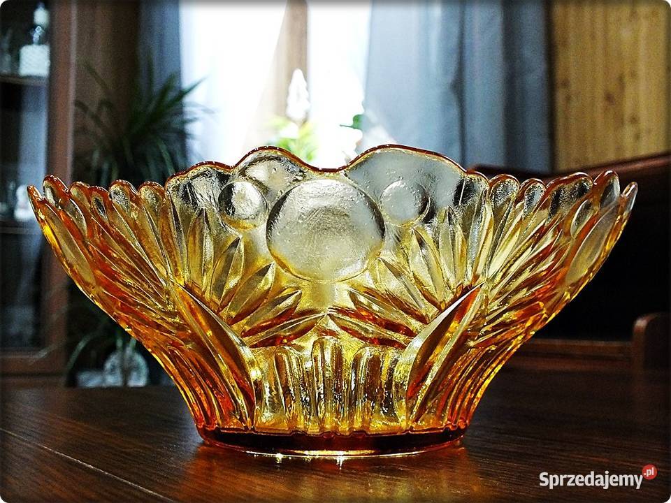 Stara Patera Misa szklana Salatera Carnival Żary sprzedam