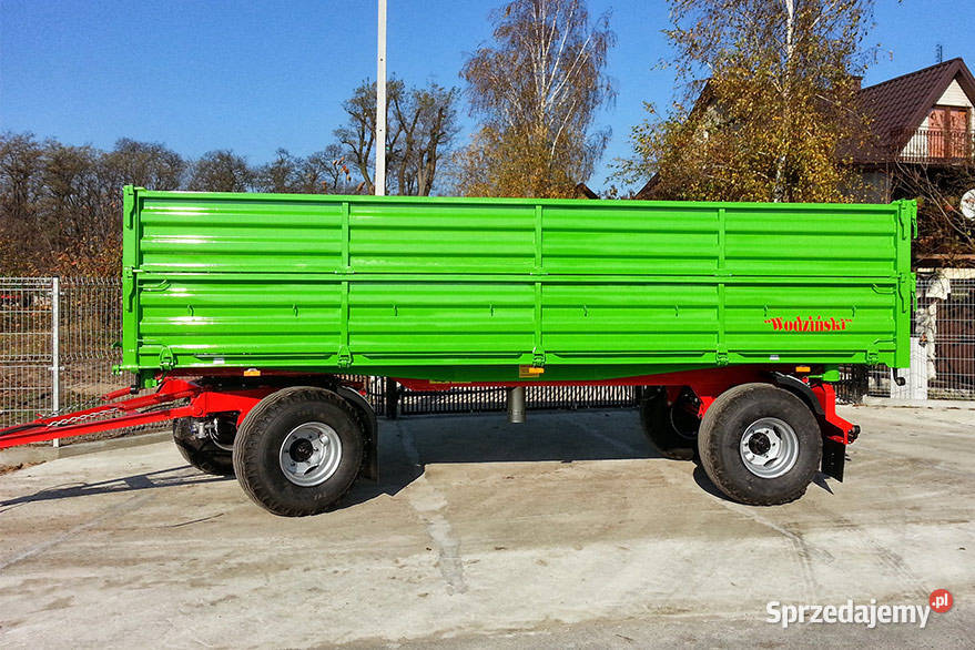 Przyczepa dwuosiowa rolnicza ze skrętną osią nieuszkodzony Międzyrzec Podlaski