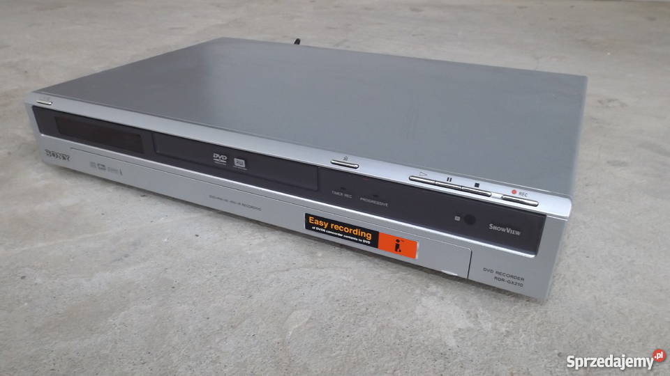NAGRYWARKA ODTWARZACZ DVD SONY RDRGX210 warmińsko-mazurskie Grodziczno