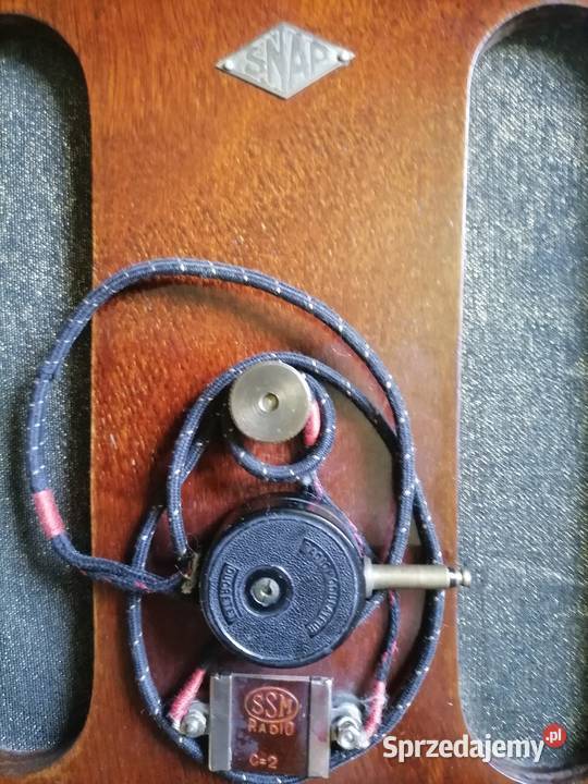 Stary głośnik radiowy z lat 20 tych Kraków