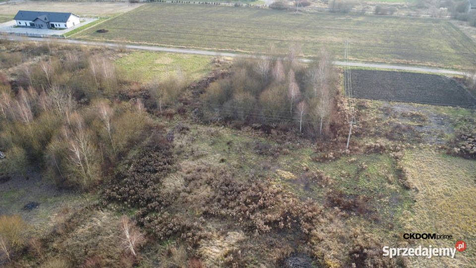 Działka budowalana 1448 m2 Oblęgorek gmStrawczyn utwardzona