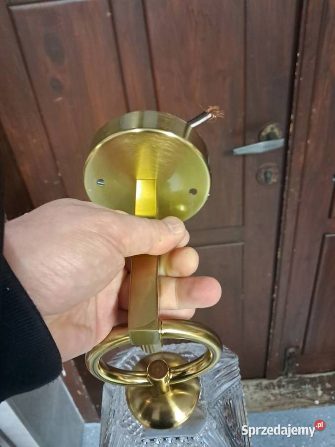 Sprzedam 2 nowe piękne kinkiety klosze ze szkła Sandomierz