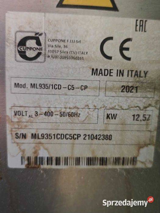 Piec do pizzy Cuppone Michelangelo ML9351CD 9