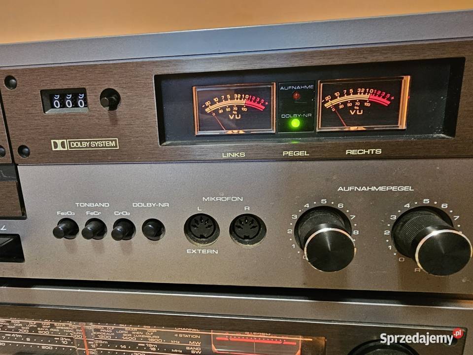 Zestaw hifi iniversum amplituner VT 23016M deck Ludwinowo sprzedam