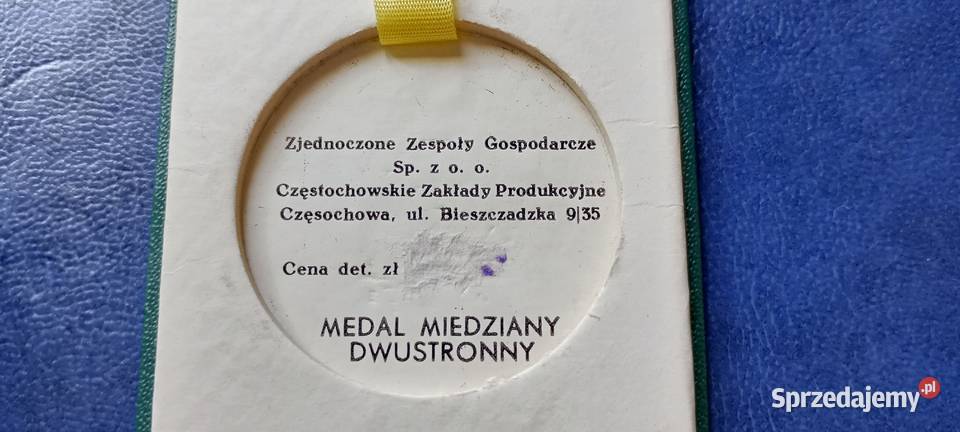 Stare monety Medal Jasnogórska Matka Kościoła Lesko
