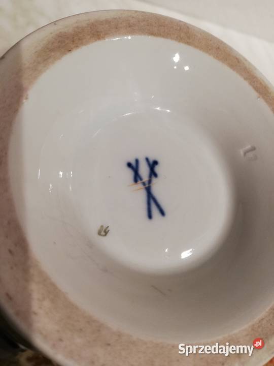 Dzbanek porcelana Meissen Miśnia małopolskie Ropa