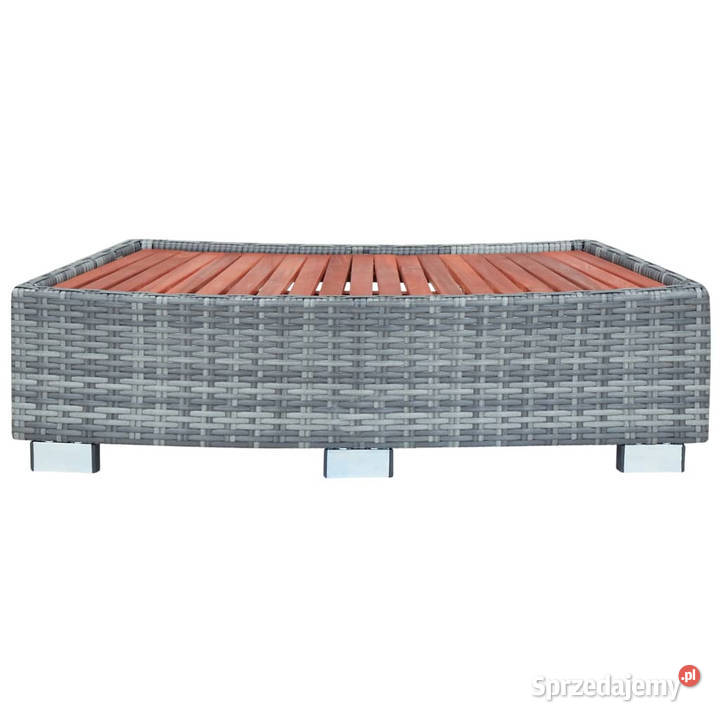 Stopień do spa szary 92 x 45 x 25 polirattanowy mazowieckie