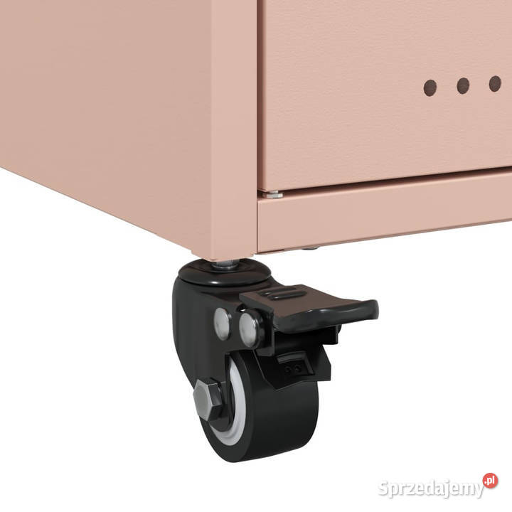 Szafka RTV różowa 68x39x435 stal WM846639 Meble Warszawa