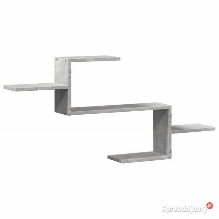 Półka wisząca szarość betonu 104x15x49 WM853203 Warszawa