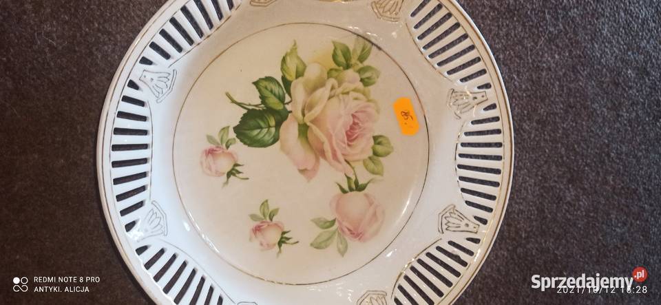 Patera misa z ażurem Subtelne Róże pomorskie Gdańsk sprzedam