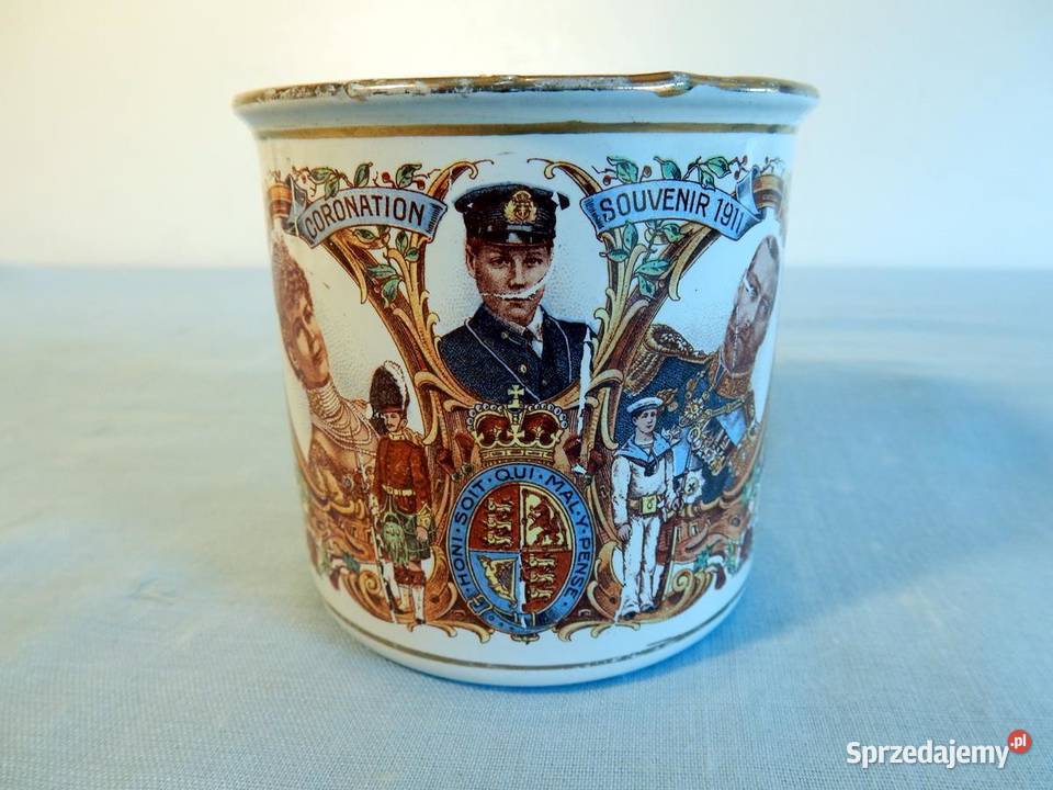 GEORGE V NA Króla Rodzina Królewski Anglii 1911 Piła