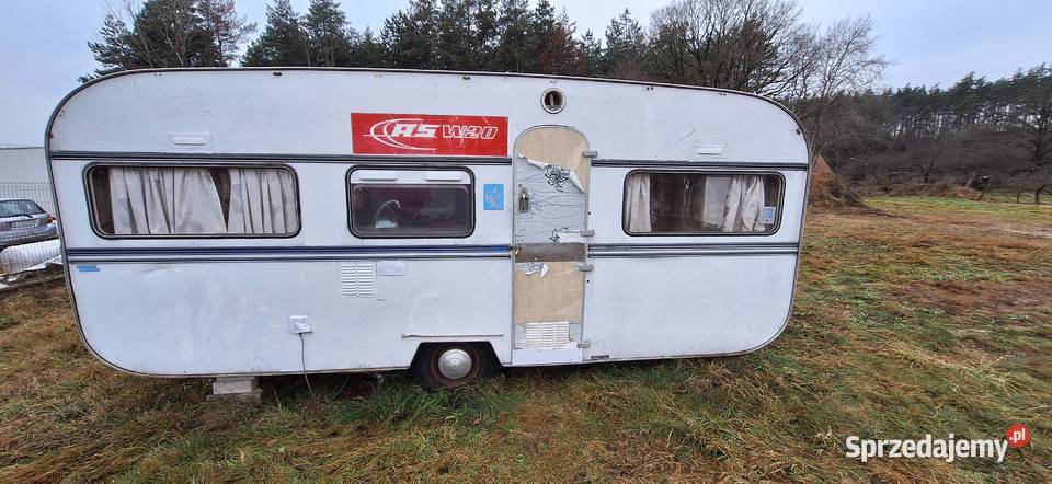 Przyczepa kempingową na działkę budowę Lubin