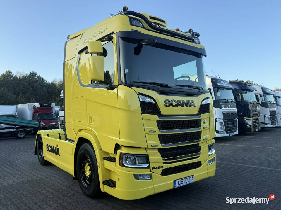 Scania R450 E6 4x2 Standard Niska Kabina Bogato elektryczne szyby świętokrzyskie Widełki