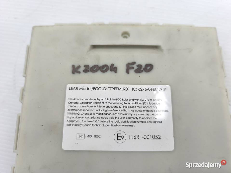 SKRZYNKA BEZPIECZNIKÓW MODUŁ FEM BMW F20 F21