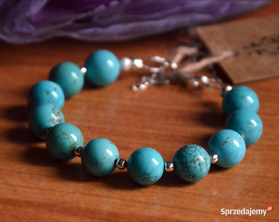 Turkusy naturalne Bransoletka Gdańsk