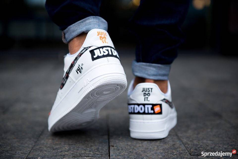 Nike Air Force 1 07 Just Do It Pack White r4145 kolorowy Lublin