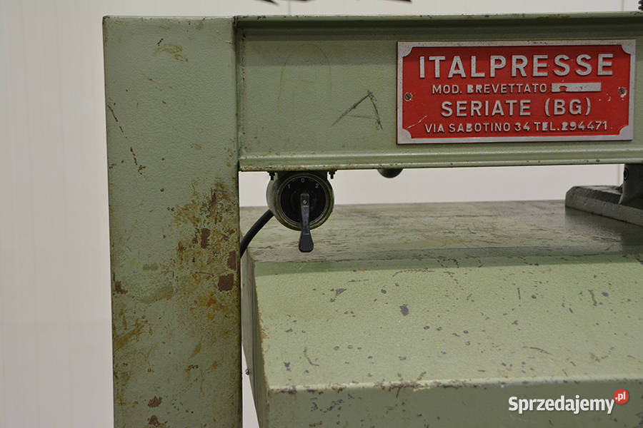 6698 PRASA MECHANICZNA ITALPRESSE 250X120 ZIMNA