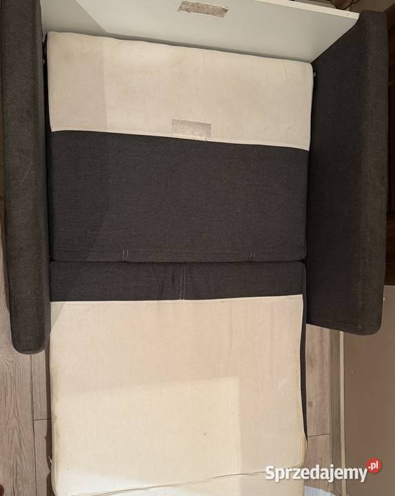 Łóżko rozkładanefotel z pojemnikiem na pościel 55cm Wiślica