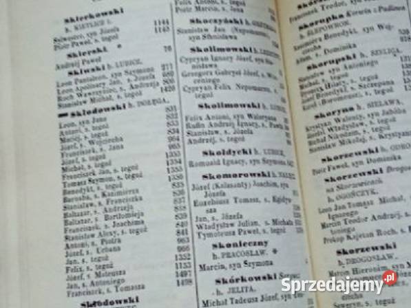 Spis szlachty Królestwa Polskiego z dodaniem Pozostałe Łódź