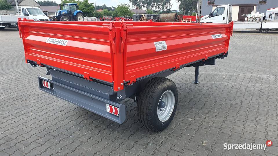 Przyczepa rolnicza jednoosiowa ładowność 3t Przyczepy rolnicze Czarnocin