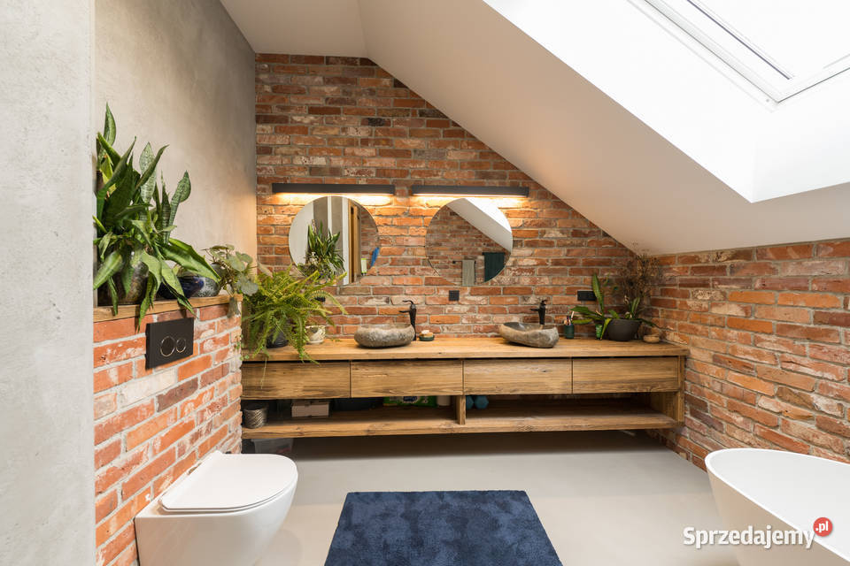 Szafka łazienkowa podwieszana stare drewno Słupno