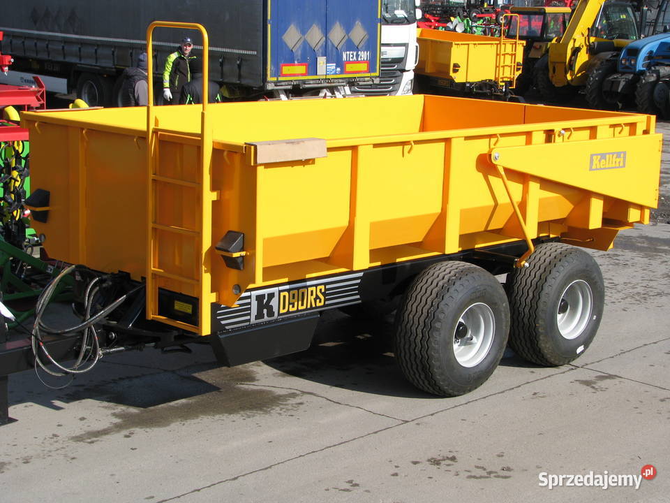 NOWA Przyczepa budowlana firmy KELLFRI 9ton z Opoczno sprzedam