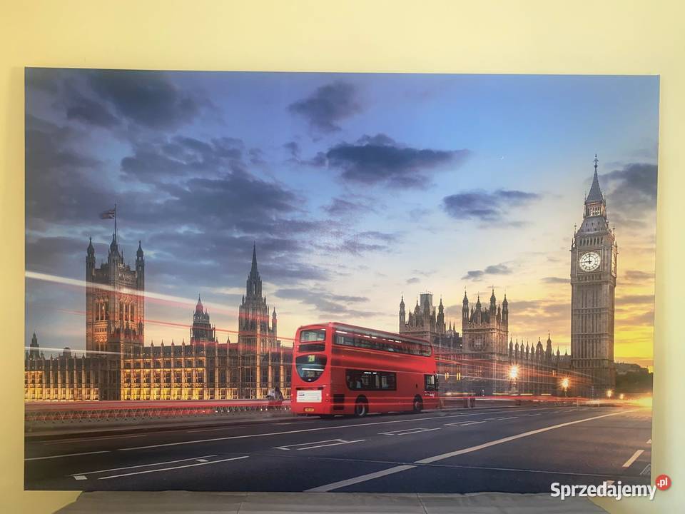 LONDYN OBRAZ PLAKAT 150 X 100 Na Płótnie Wrocław