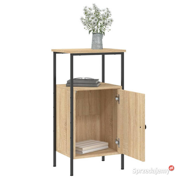 Szafka nocna dąb sonoma 41x31x80 materiał