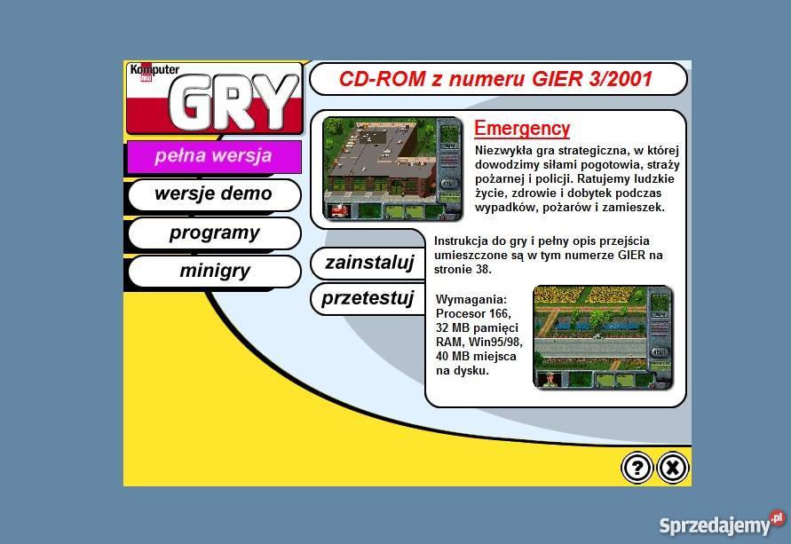 Gra Emergency Fighters For Life ZADBANA strategiczne Sosnowiec sprzedam