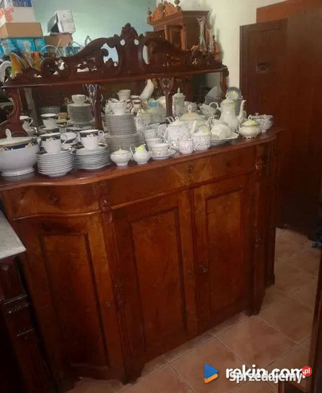 Przepiękna komoda Z nadstawką lustro zakończoną Gdańsk sprzedam
