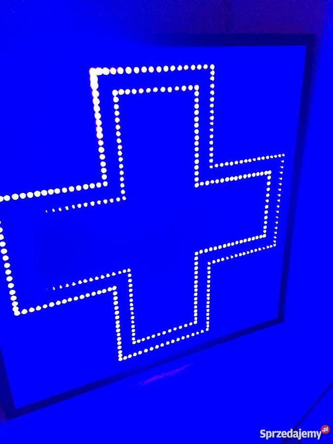 Apteka reklama LED 80x80 zewnętrzna NOWA Pomiechówek sprzedam
